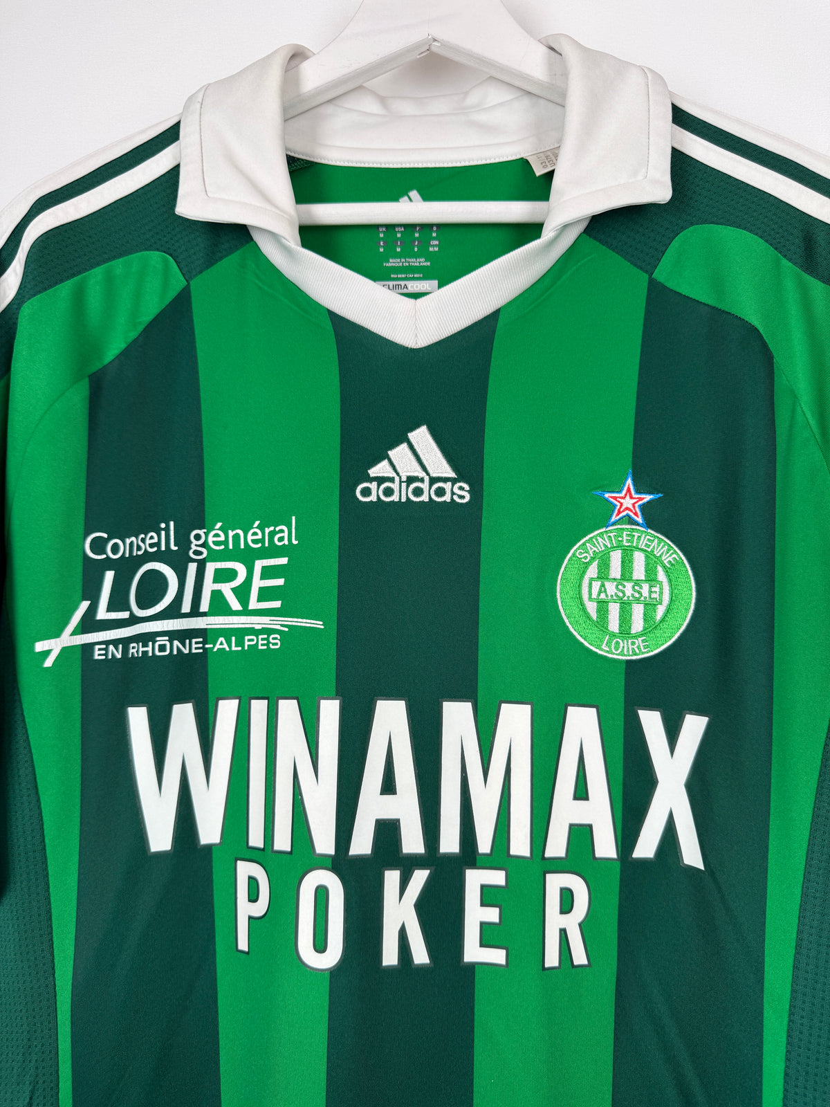 MAILLOT DE FOOTBALL SAINT-ÉTIENNE 2011/2012 DOMICILE - PIERRE-EMERICK AUBAMEYANG #7 (M)