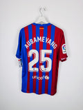 MAILLOT DE FOOTBALL BARCELONE 2021/2022 DOMICILE - PIERRE-EMERICK AUBAMEYANG #25 (L)