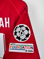 MAILLOT DE FOOTBALL LIVERPOOL 2021/2022 DOMICILE - MOHAMED SALAH #11 (L)