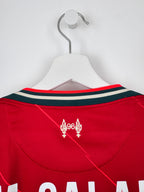 MAILLOT DE FOOTBALL LIVERPOOL 2021/2022 DOMICILE - MOHAMED SALAH #11 (L)