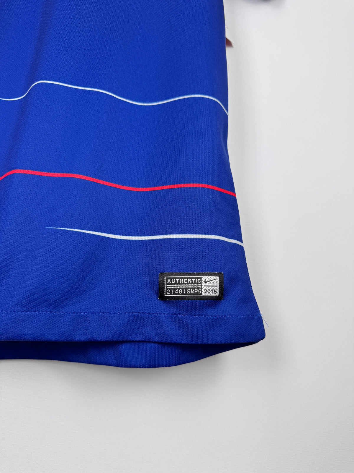 MAILLOT DE FOOTBALL CHELSEA 2018/2019 DOMICILE - EDEN HAZARD #10 (L)