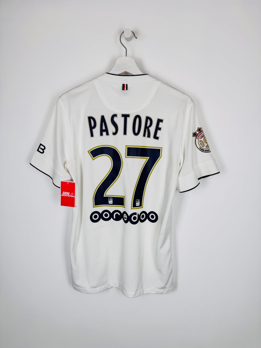 PSG FOOTBALL JERSEY 1997/1998 HOME - NGOTTY #4 (S)