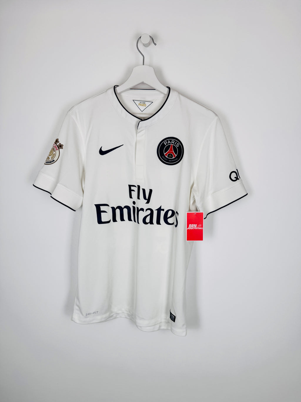 PSG FOOTBALL JERSEY 1997/1998 HOME - NGOTTY #4 (S)