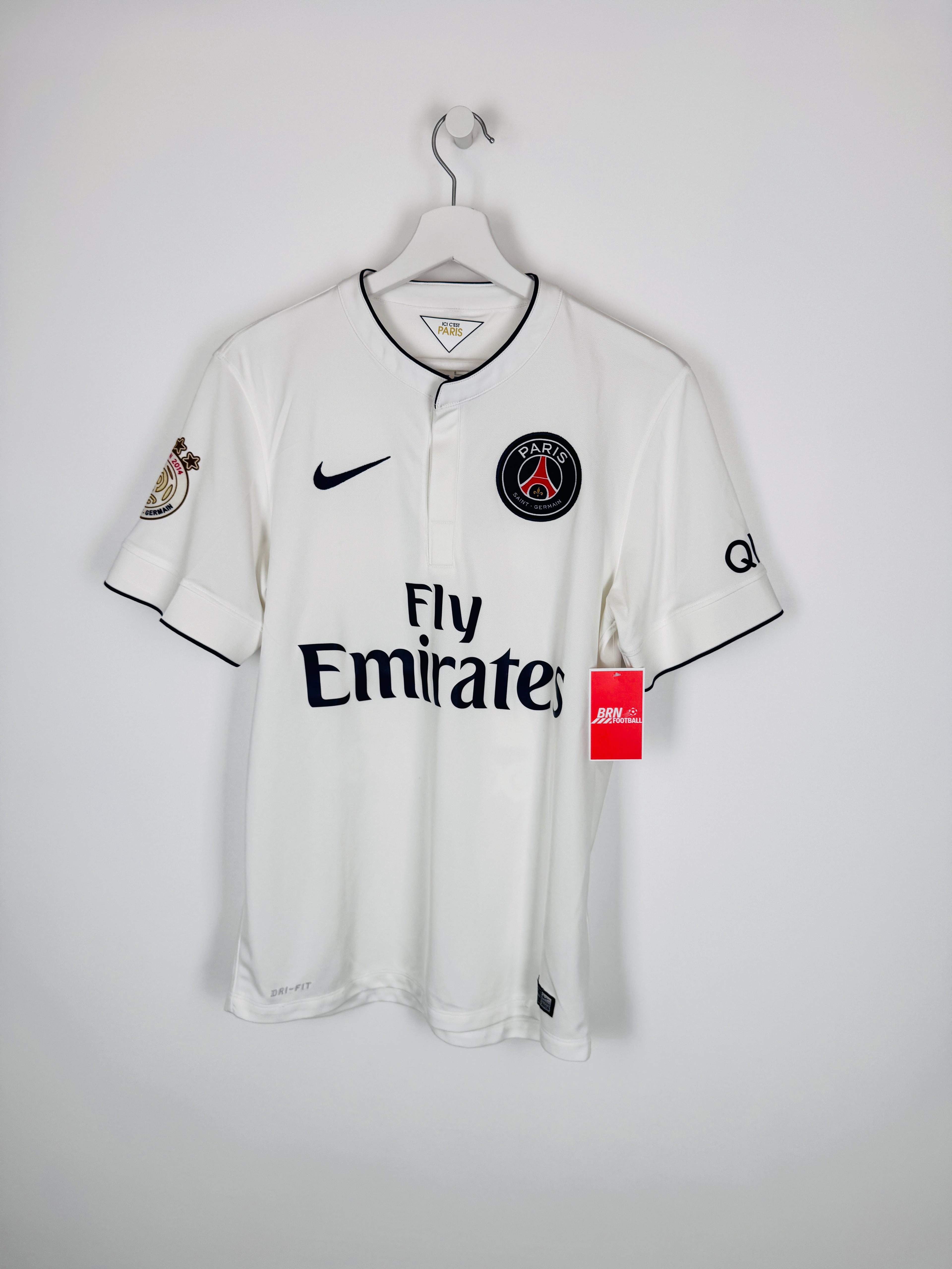 PSG FOOTBALL JERSEY 1997/1998 HOME - NGOTTY #4 (S)
