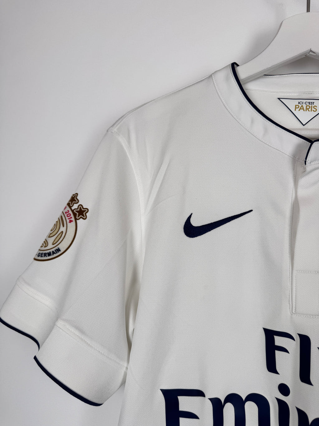 PSG FOOTBALL JERSEY 1997/1998 HOME - NGOTTY #4 (S)