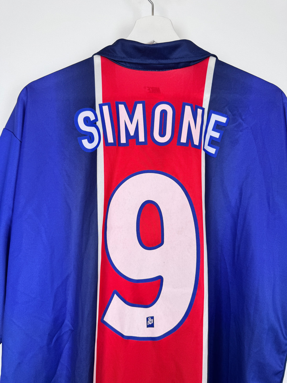 MAILLOT DE FOOTBALL PSG 1998/1999 DOMICILE - MARCO SIMONE #9 (XL)