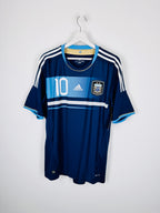 MAILLOT DE FOOTBALL ARGENTINE 2011 EXTÉRIEUR - LEO MESSI #10 (L)