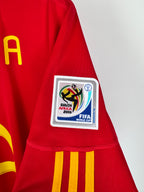 MAILLOT DE FOOTBALL ESPAGNE 2010 DOMICILE - ANDRES INIESTA #6 (L)