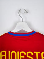 MAILLOT DE FOOTBALL ESPAGNE 2010 DOMICILE - ANDRES INIESTA #6 (L)