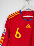 MAILLOT DE FOOTBALL ESPAGNE 2010 DOMICILE - ANDRES INIESTA #6 (L)