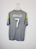 MAILLOT DE FOOTBALL REAL MADRID 2015/2016 EXTÉRIEUR - CRISTIANO RONALDO #7 (L)