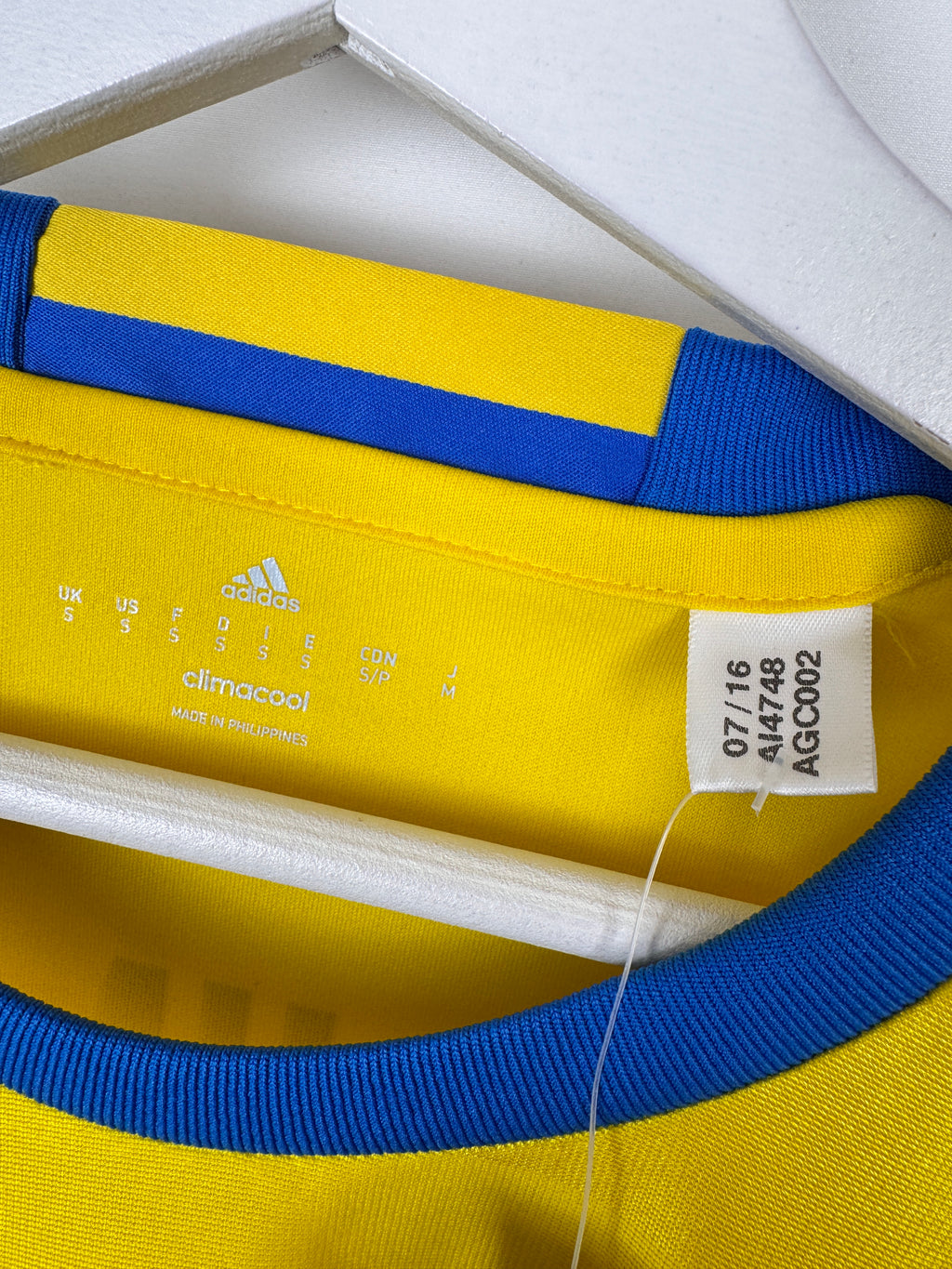MAILLOT DE FOOTBALL SUÈDE 2016 DOMICILE NEUF AVEC ÉTIQUETTE - ZLATAN IBRAHIMOVIC #10 (S)