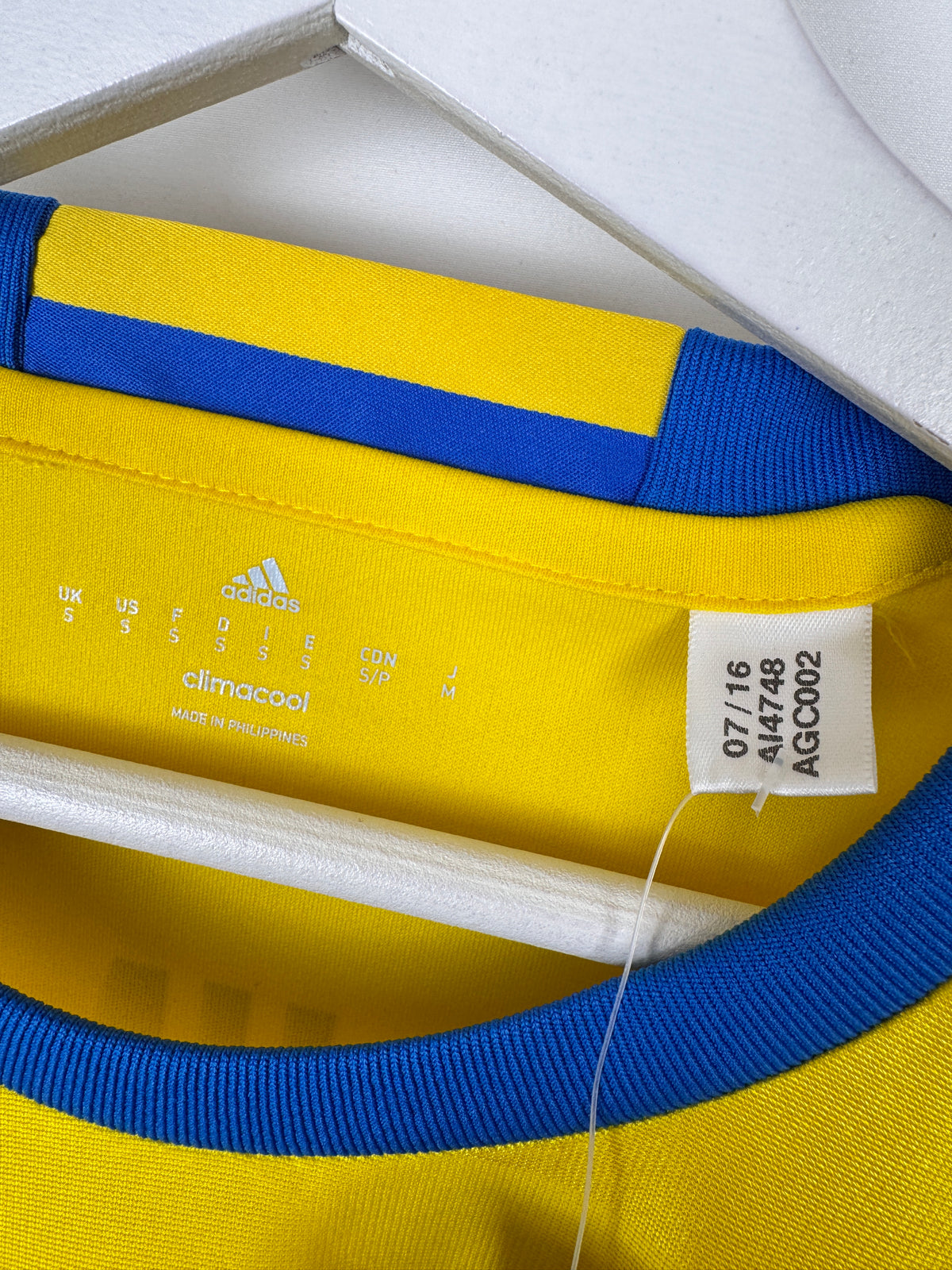MAILLOT DE FOOTBALL SUÈDE 2016 DOMICILE NEUF AVEC ÉTIQUETTE - ZLATAN IBRAHIMOVIC #10 (S)