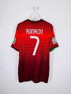 MAILLOT DE FOOTBALL PORTUGAL 2014 DOMICILE - CRISTIANO RONALDO #7 (XL)
