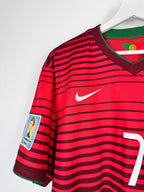 MAILLOT DE FOOTBALL PORTUGAL 2014 DOMICILE - CRISTIANO RONALDO #7 (XL)