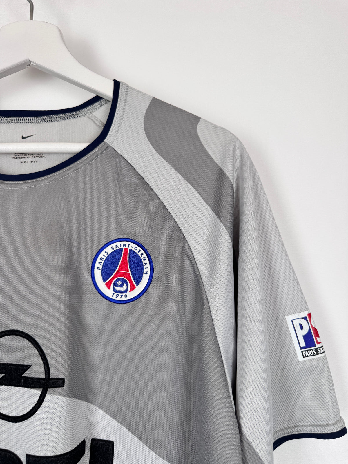 MAILLOT DE FOOTBALL PSG 2001/2002 EXTÉRIEUR - RONALDINHO #21 (M)