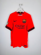 MAILLOT DE FOOTBALL BARCELONE 2014/2015 EXTÉRIEUR - LEO MESSI #10 (L)