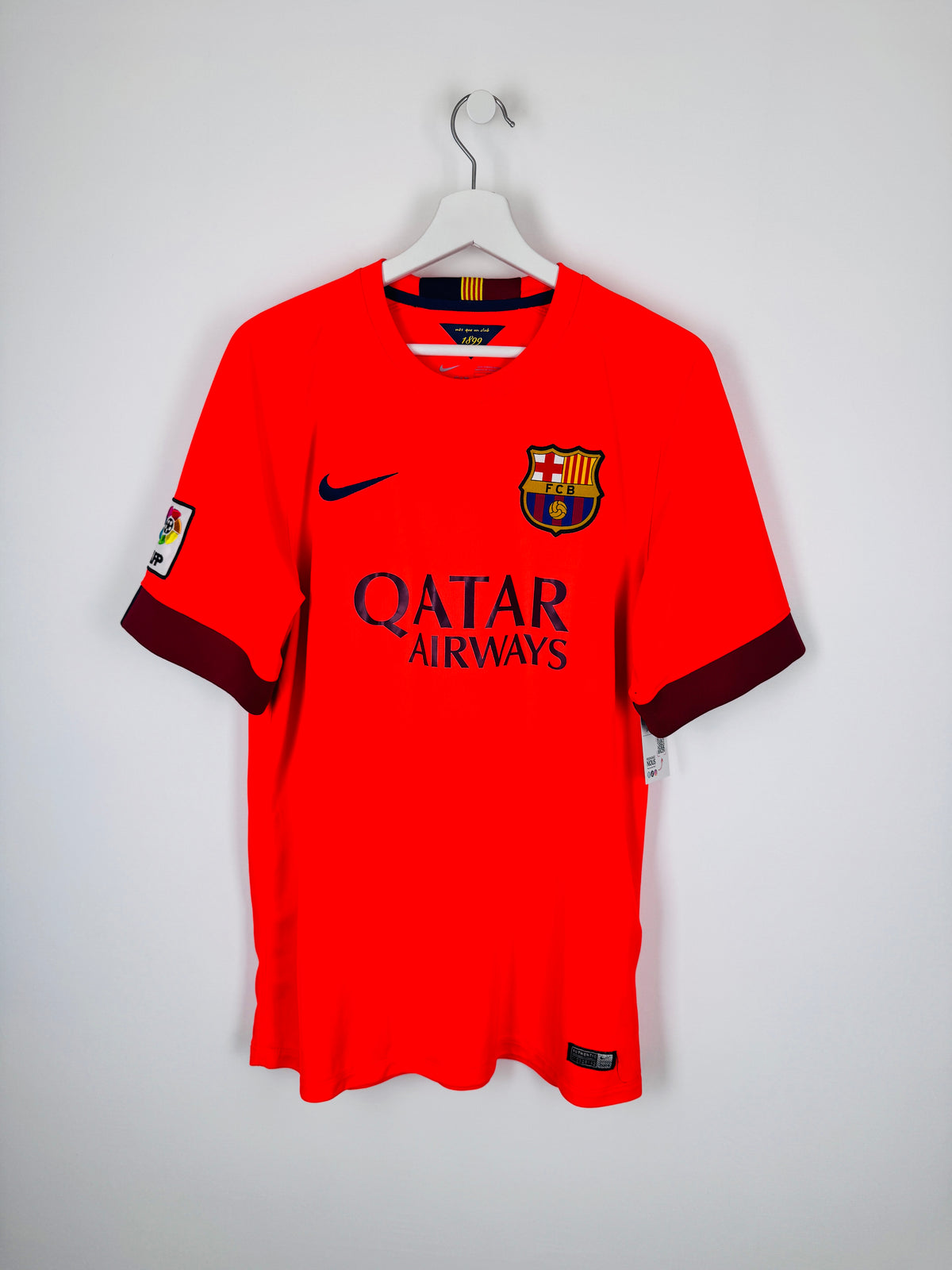 MAILLOT DE FOOTBALL BARCELONE 2014/2015 EXTÉRIEUR - LEO MESSI #10 (L)