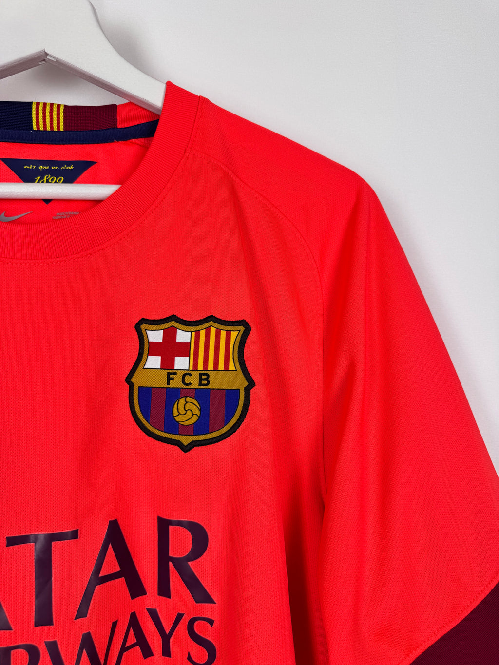 MAILLOT DE FOOTBALL BARCELONE 2014/2015 EXTÉRIEUR - LEO MESSI #10 (L)