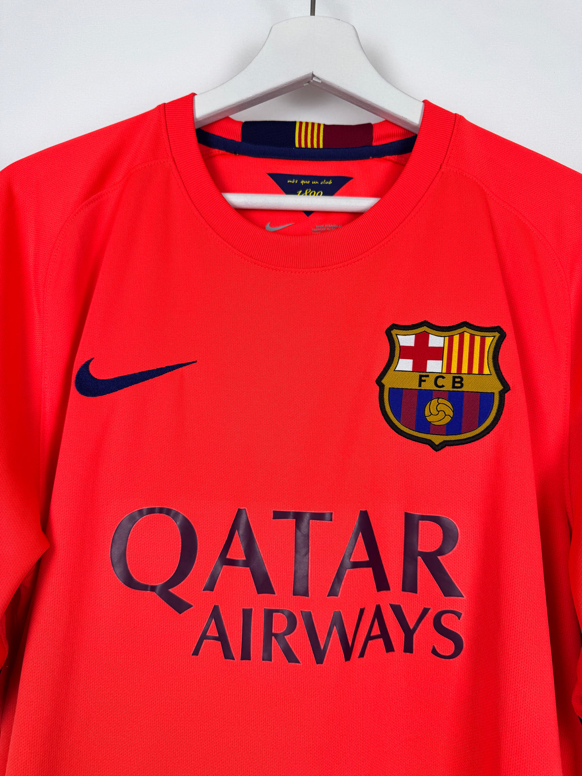 MAILLOT DE FOOTBALL BARCELONE 2014/2015 EXTÉRIEUR - LEO MESSI #10 (L)