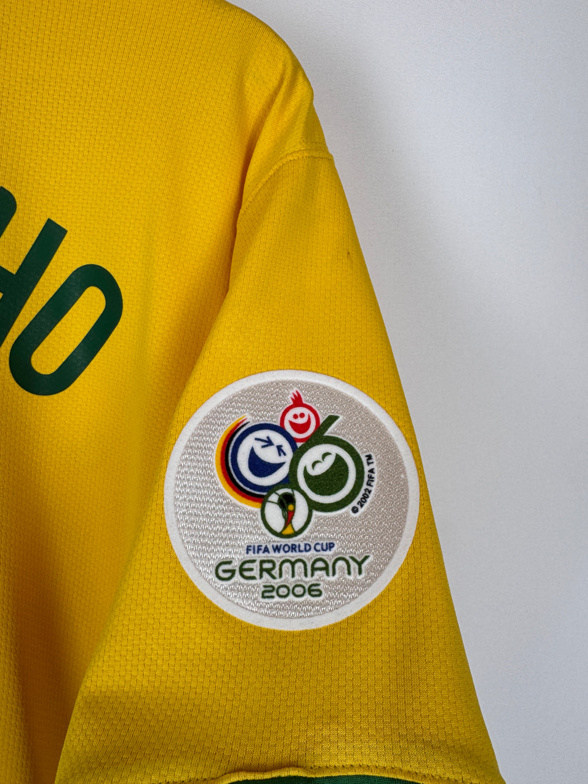 MAILLOT DE FOOTBALL BRÉSIL 2006 DOMICILE - RONALDINHO #10 (M)