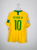 MAILLOT DE FOOTBALL BRÉSIL 2018 DOMICILE - NEYMAR JR #10 (XL)