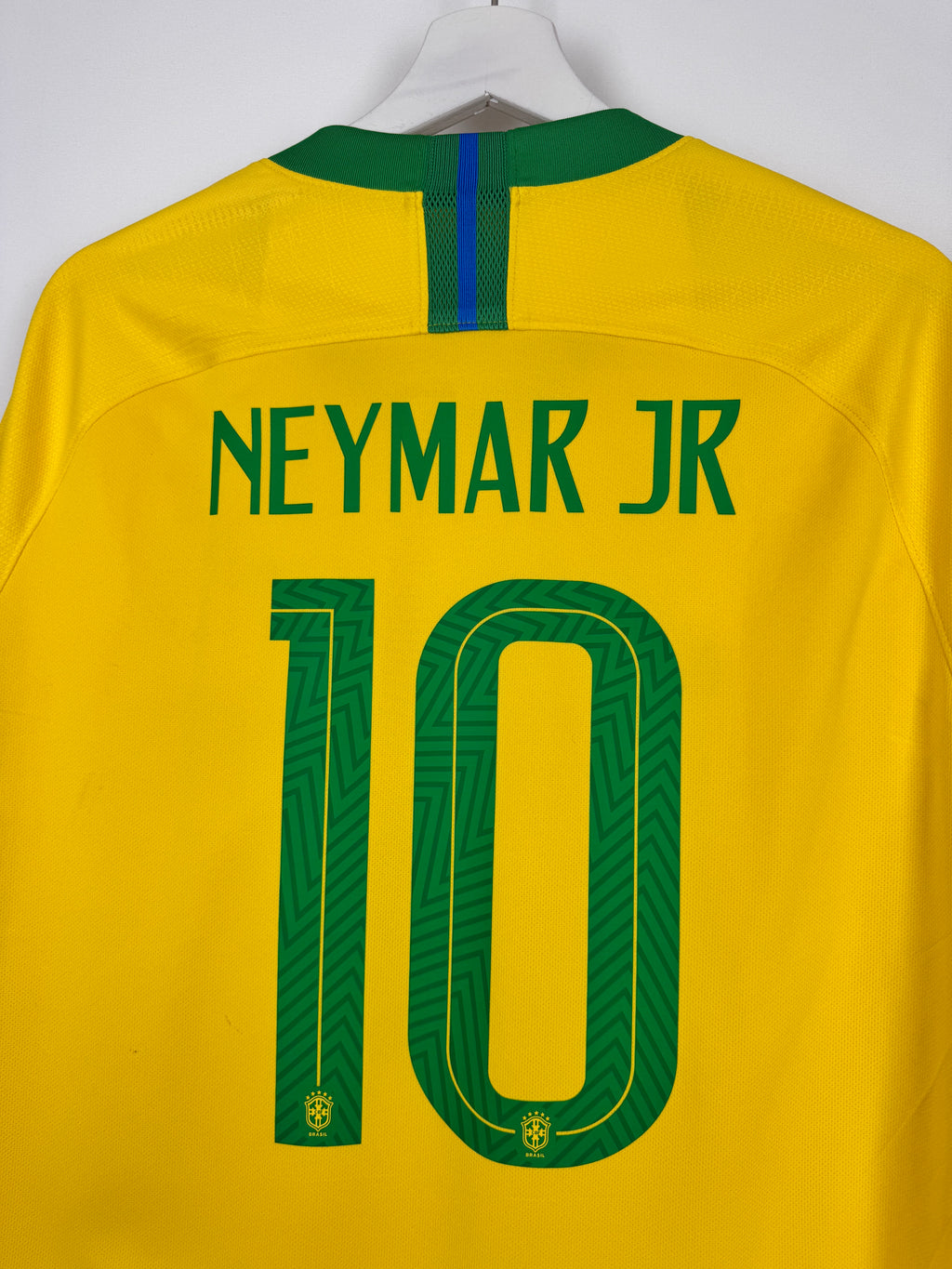 MAILLOT DE FOOTBALL BRÉSIL 2018 DOMICILE - NEYMAR JR #10 (XL)