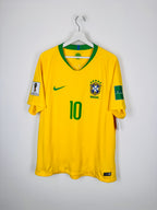 MAILLOT DE FOOTBALL BRÉSIL 2018 DOMICILE - NEYMAR JR #10 (XL)
