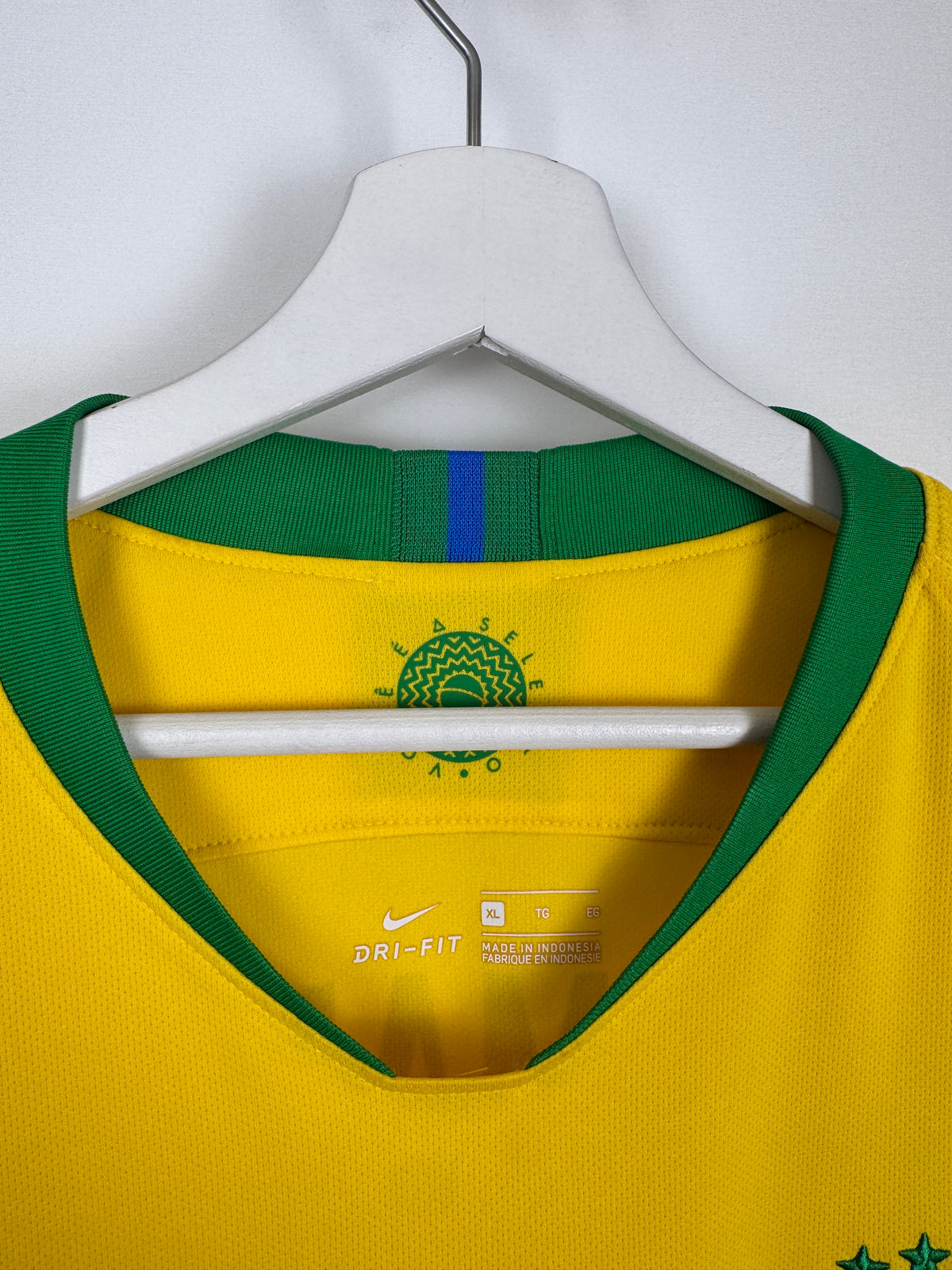 MAILLOT DE FOOTBALL BRÉSIL 2018 DOMICILE - NEYMAR JR #10 (XL)