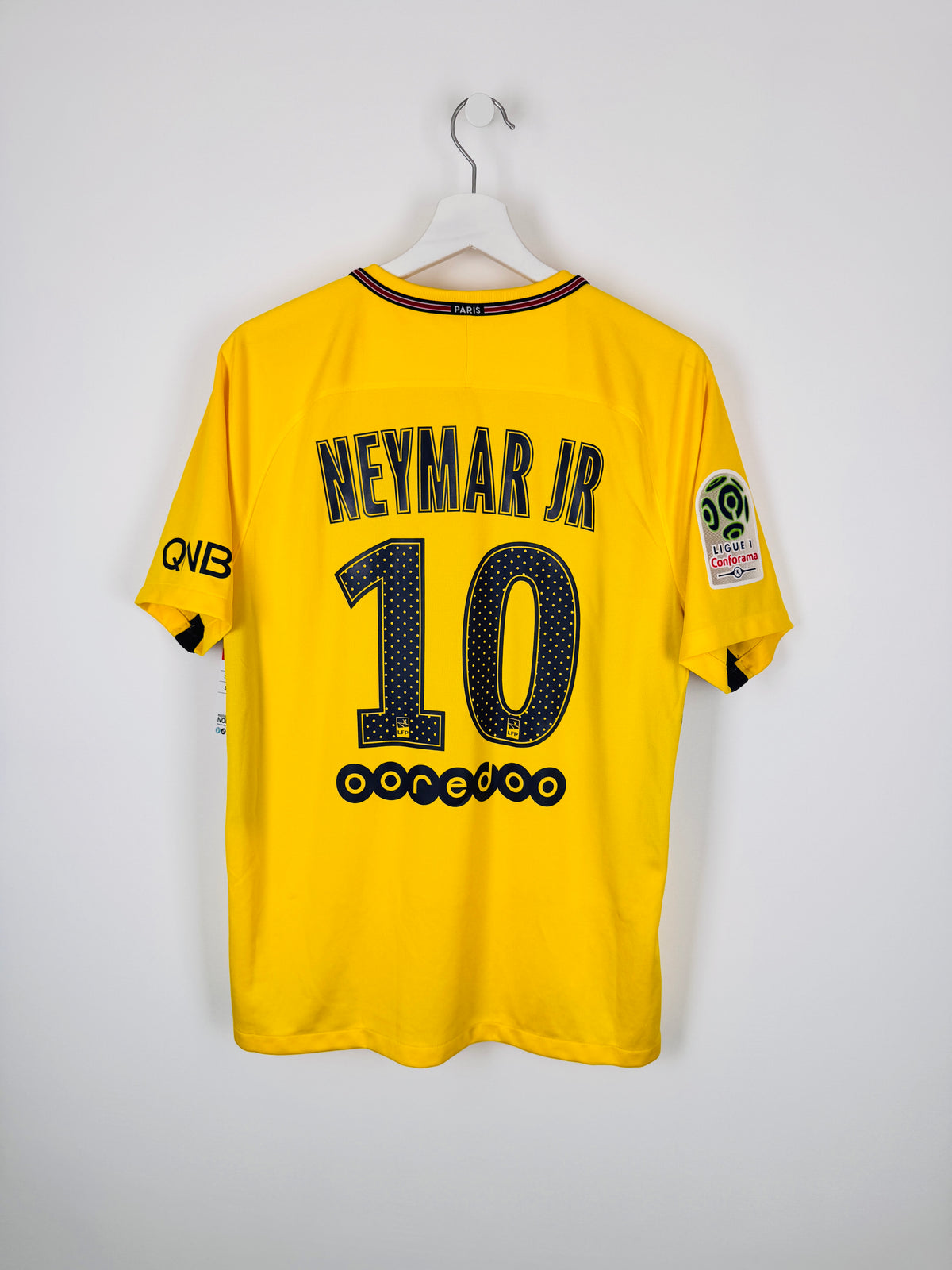 MAILLOT DE FOOTBALL PSG 2017/2018 EXTÉRIEUR - NEYMAR JR #10 (M)