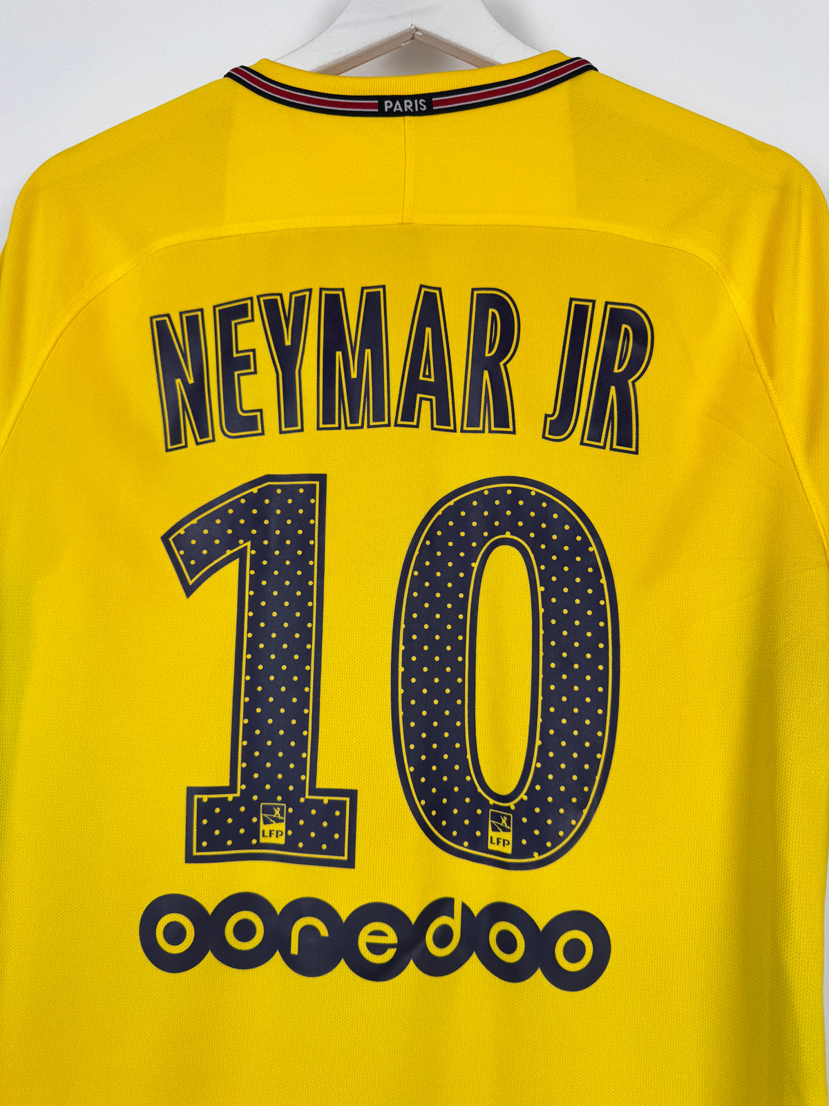 MAILLOT DE FOOTBALL PSG 2017/2018 EXTÉRIEUR - NEYMAR JR #10 (M)