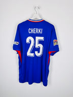 MAILLOT DE FOOTBALL ÉQUIPE DE FRANCE 2024 DOMICILE - RAYAN CHERKI #25 (XL)