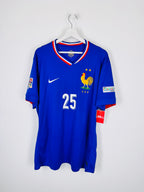 MAILLOT DE FOOTBALL ÉQUIPE DE FRANCE 2024 DOMICILE - RAYAN CHERKI #25 (XL)