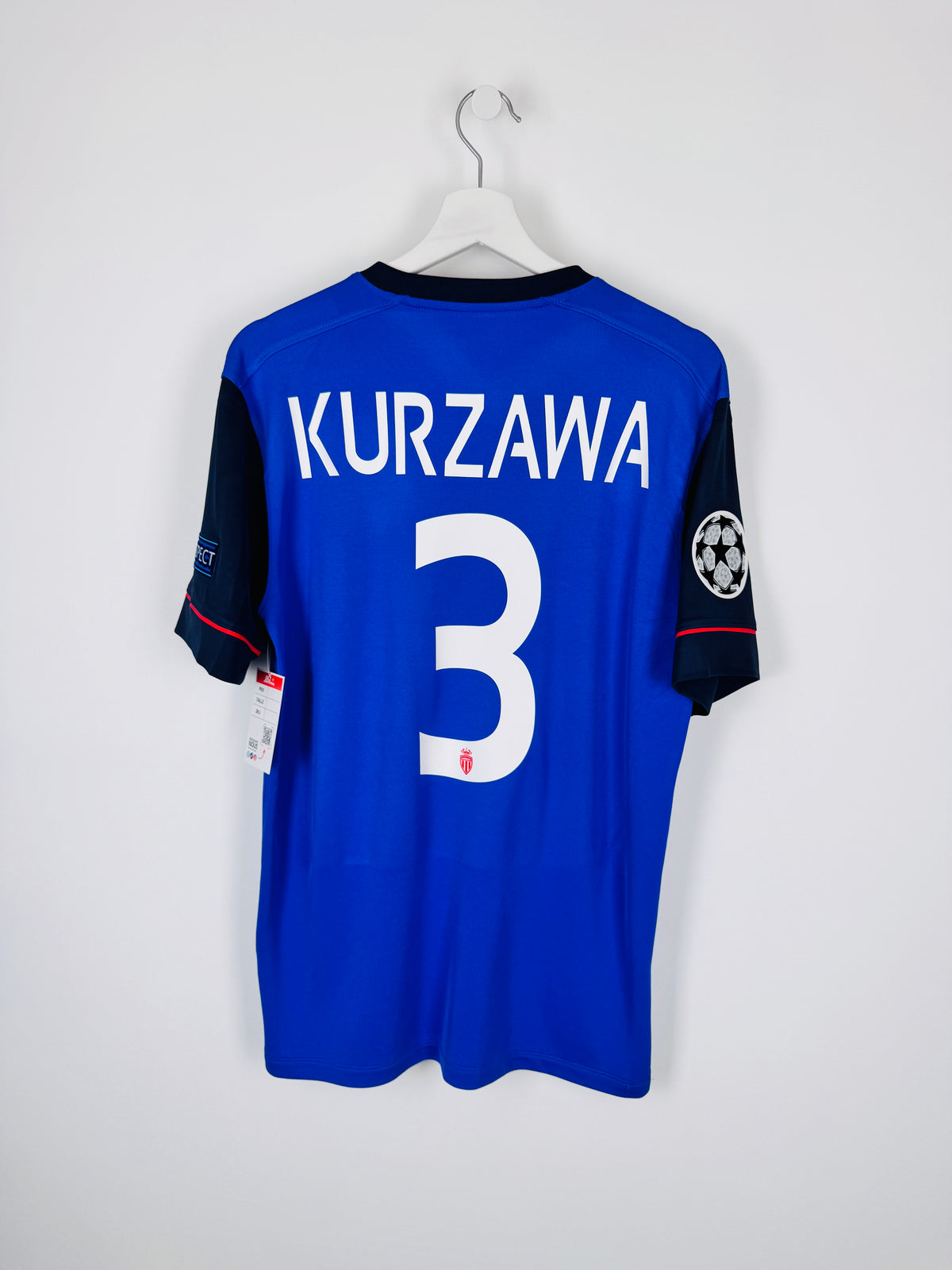 MAILLOT DE FOOTBALL MONACO 2014/2015 EXTÉRIEUR - LAYVIN KURZAWA #3 (M)