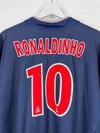 MAILLOT DE FOOTBALL PSG 2002/2003 DOMICILE - RONALDINHO #10 (L)