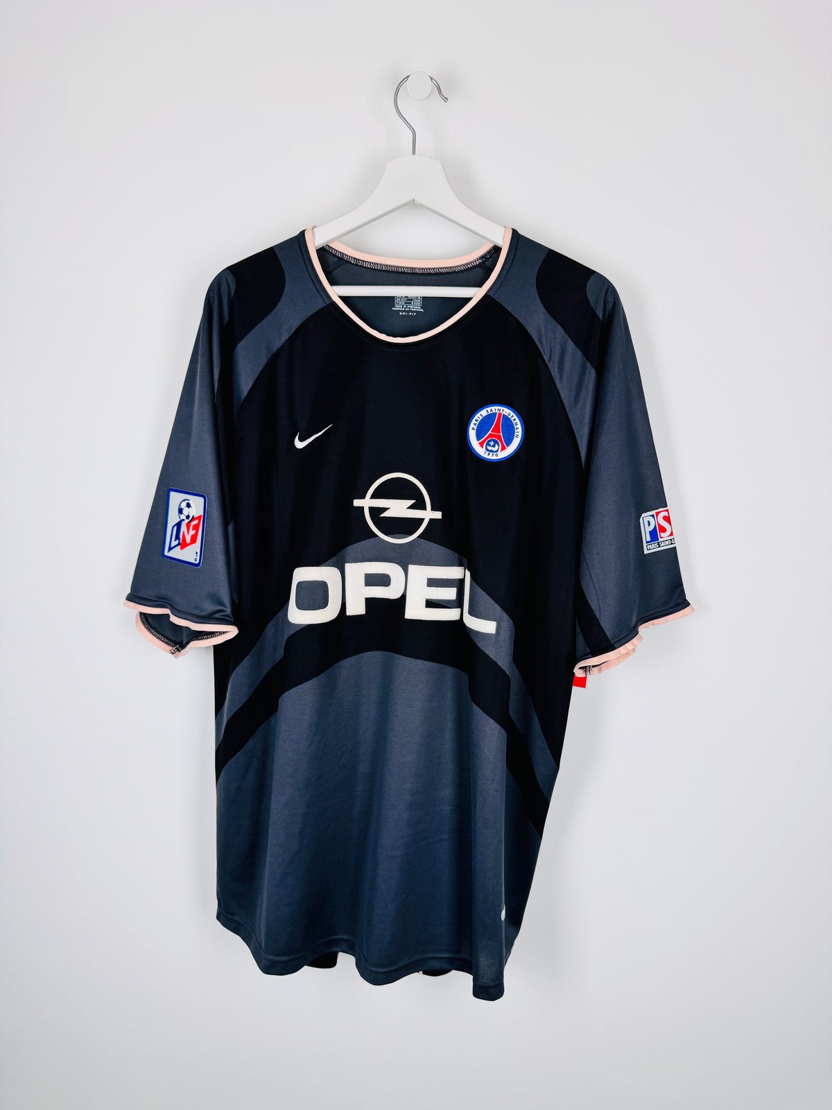 MAILLOT DE FOOTBALL PSG 2001/2002 THIRD - RONALDINHO #21 (XL)