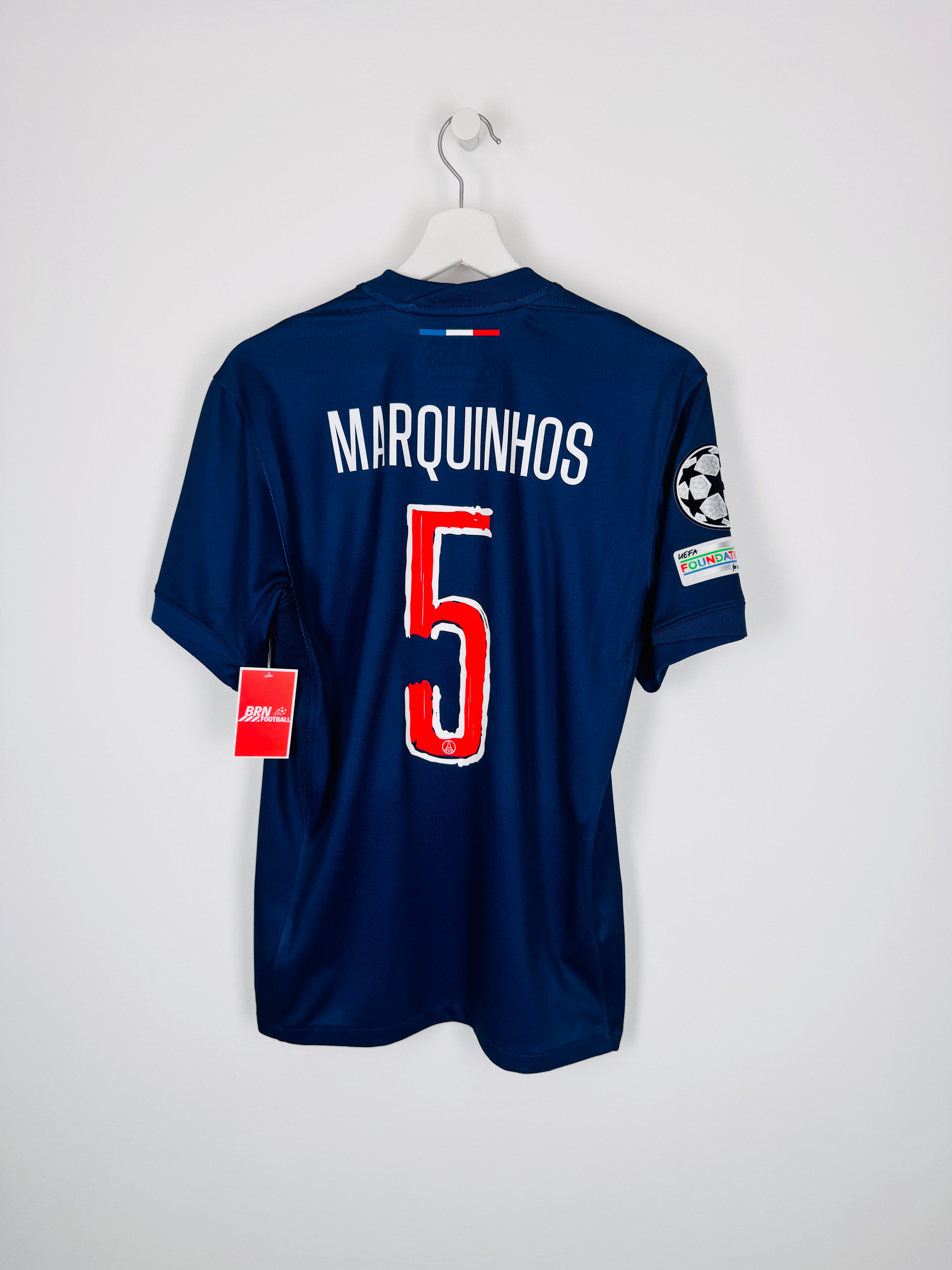 PSG FOOTBALL JERSEY 1997/1998 HOME - NGOTTY #4 (S)