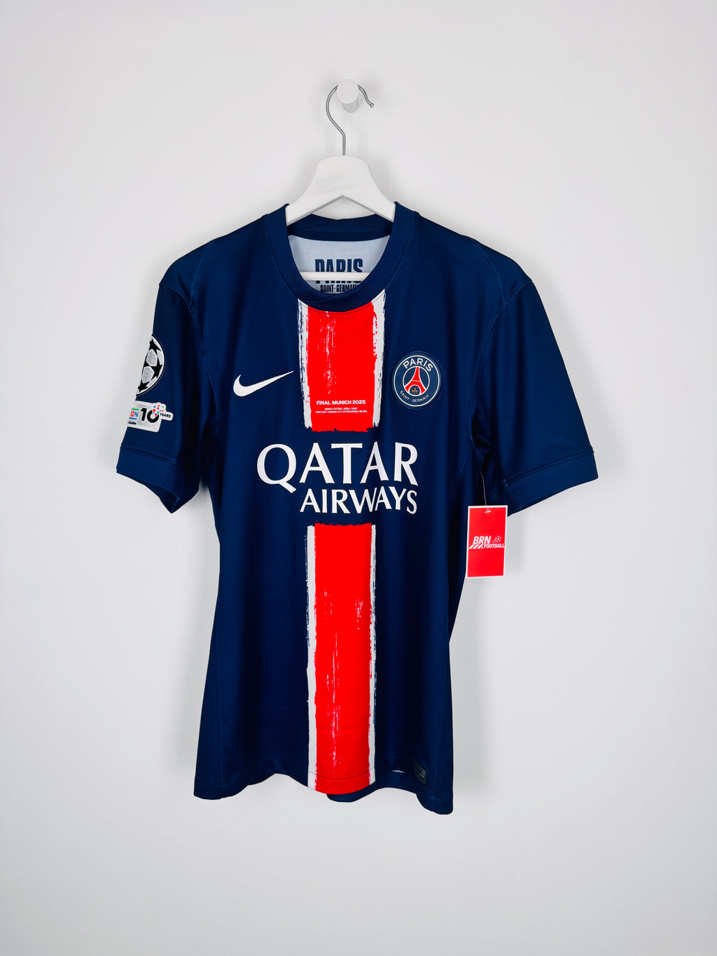 PSG FOOTBALL JERSEY 1997/1998 HOME - NGOTTY #4 (S)