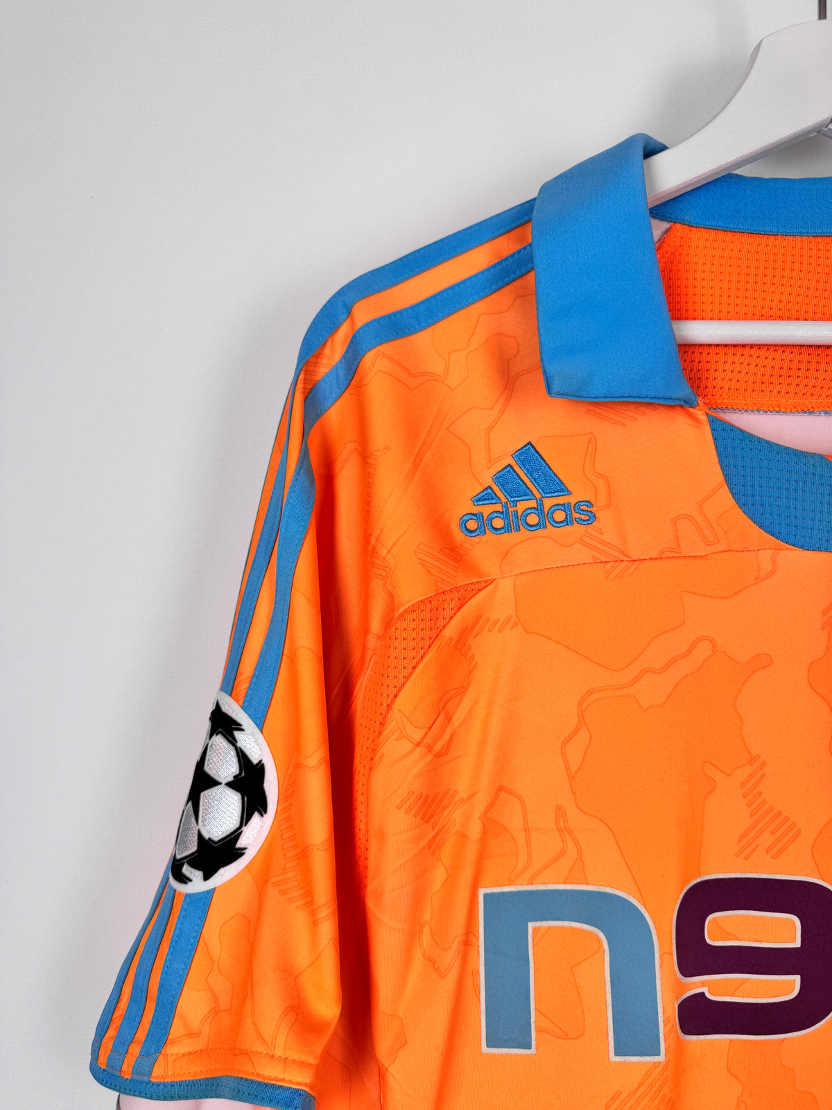 MAILLOT DE FOOTBALL OLYMPIQUE DE MARSEILLE 2007/2008 THIRD - SAMIR NASRI #22 (L)