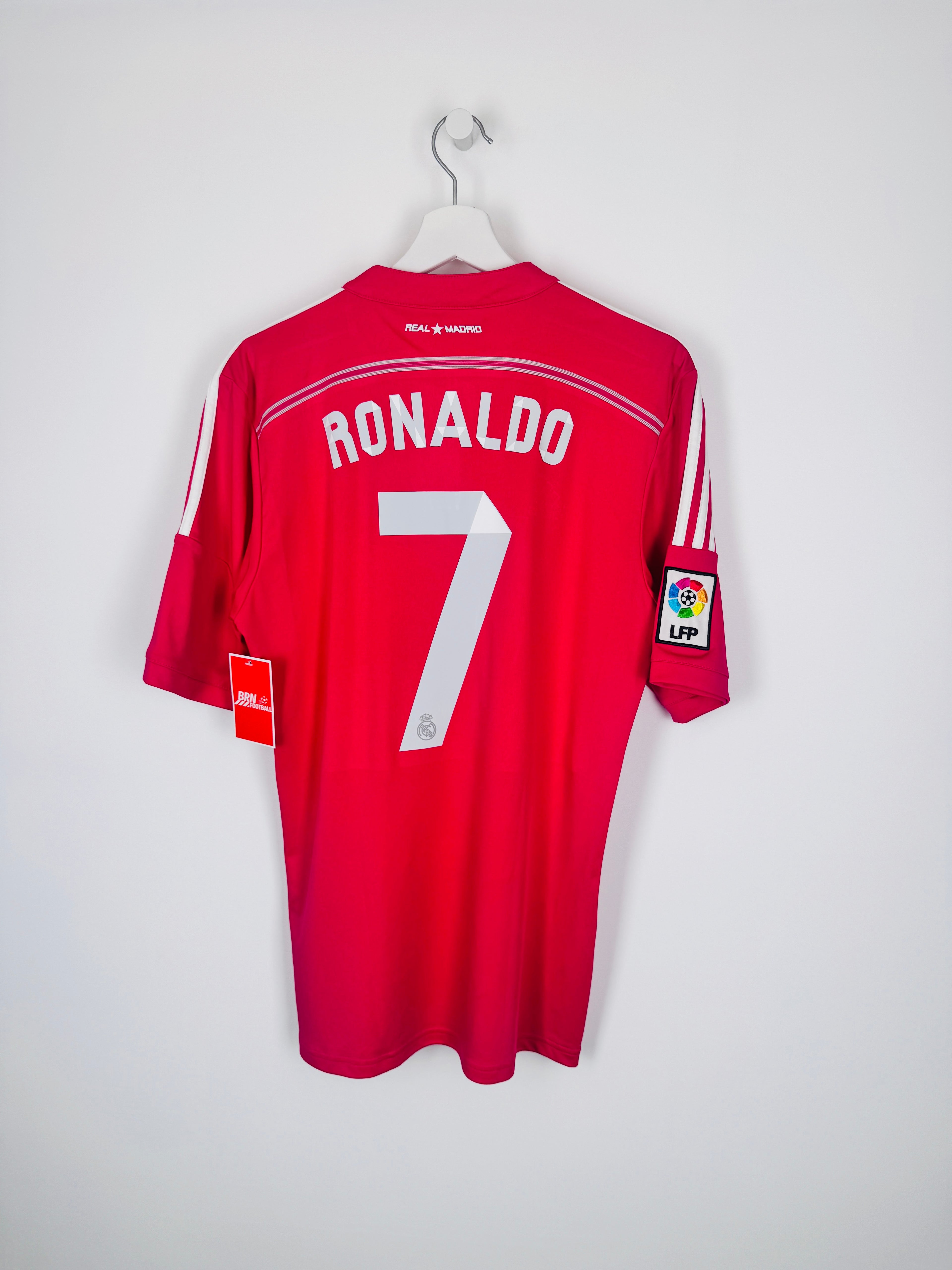 MAILLOT DE FOOTBALL REAL MADRID 2014/2015 EXTÉRIEUR - CRISTIANO RONALDO #7 (M)