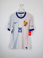 MAILLOT DE FOOTBALL ÉQUIPE DE FRANCE 2024 EXTÉRIEUR - RAYAN CHERKI #25 (L)