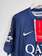 MAILLOT DE FOOTBALL PSG 2024/2025 DOMICILE FINALE MUNICH 2025 - KHVICHA KVARATSKHELIA #7 (M)
