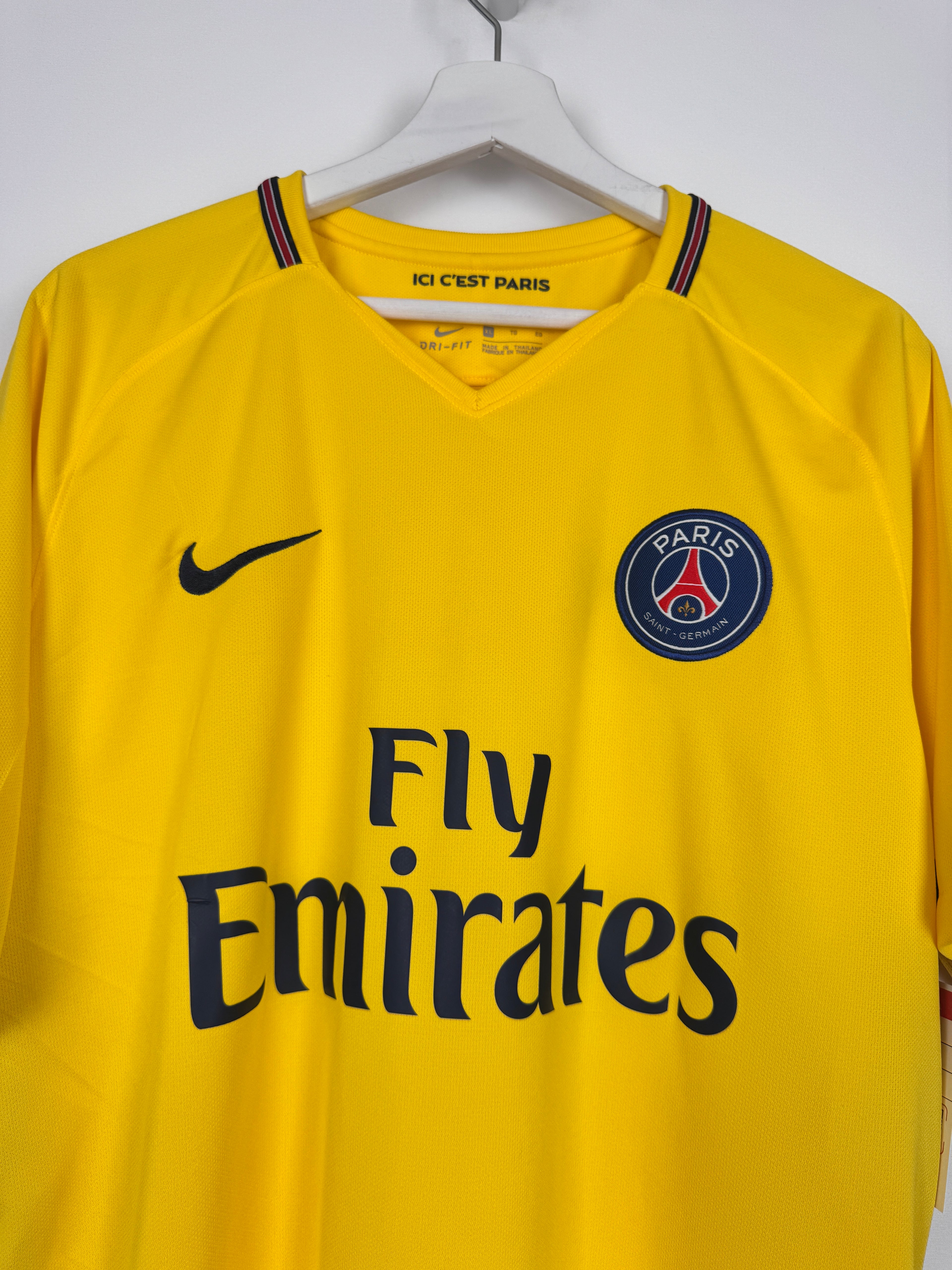 PSG FOOTBALL JERSEY 1997/1998 HOME - NGOTTY #4 (S)