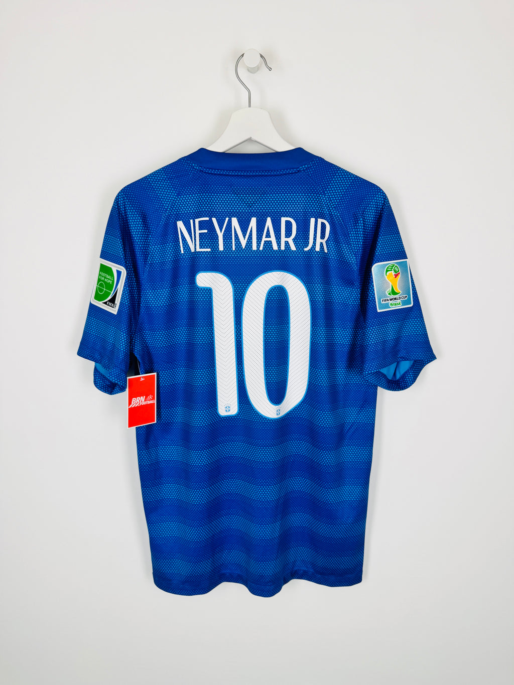 BRAZIL 2014 AWAY FOOTBALL JERSEY - NEYMAR JR #10 (M)