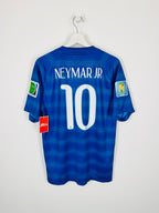 BRAZIL 2014 AWAY FOOTBALL JERSEY - NEYMAR JR #10 (M)