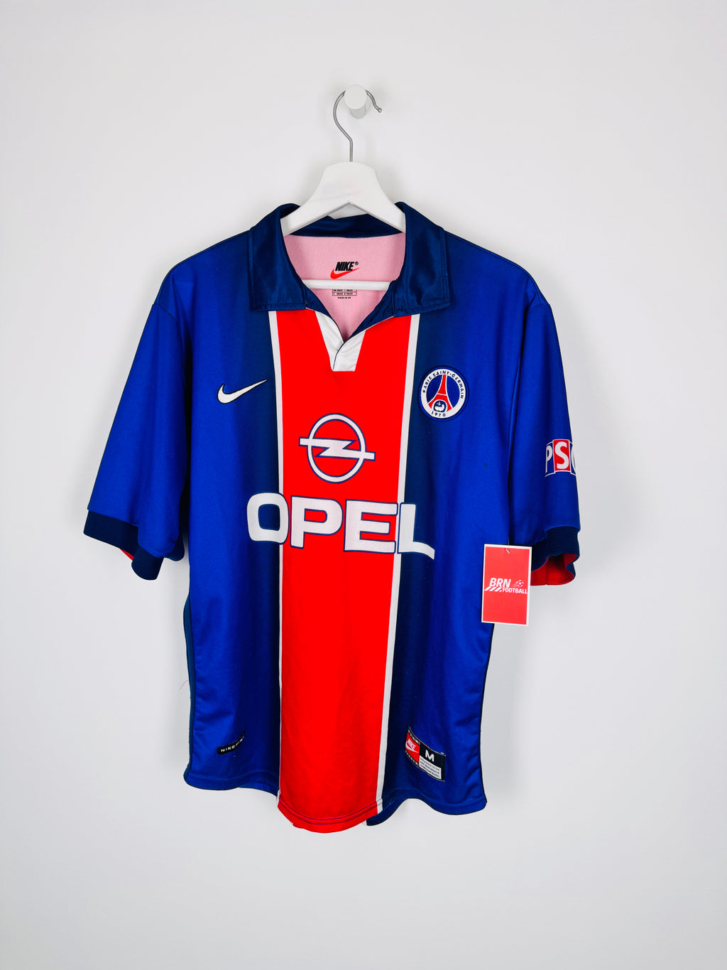 PSG FOOTBALL JERSEY 1997/1998 HOME - NGOTTY #4 (S)