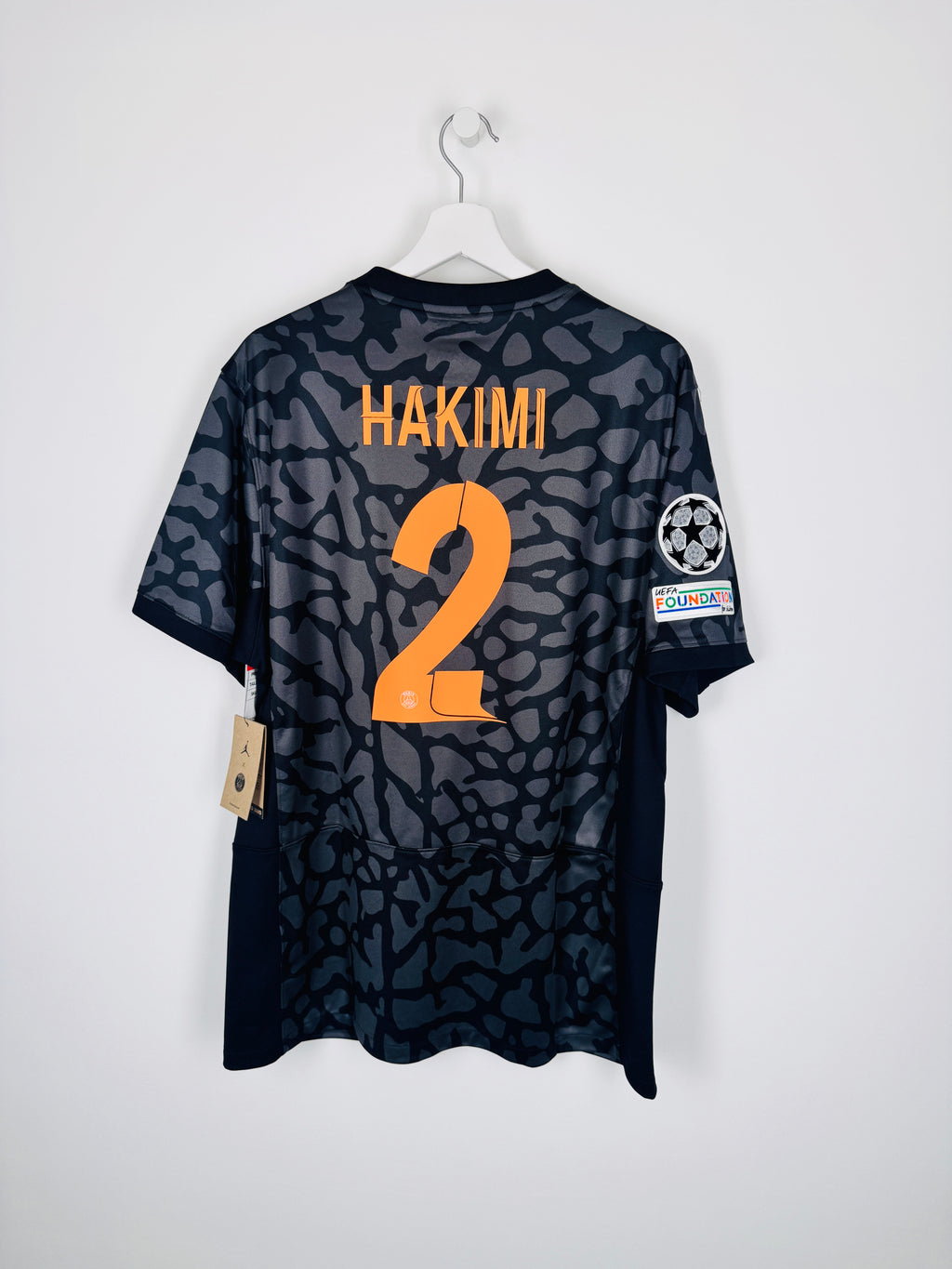 PSG FOOTBALL JERSEY 1997/1998 HOME - NGOTTY #4 (S)