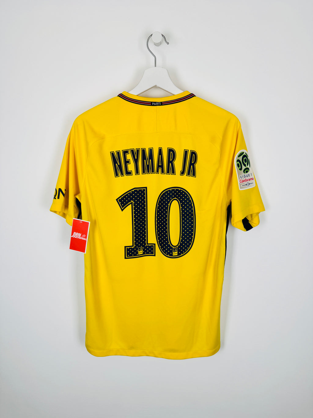 PSG 2017/2018 AWAY FOOTBALL JERSEY - NEYMAR JR #10 (M)