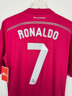 REAL MADRID 2014/2015 AWAY FOOTBALL JERSEY - RONALDO #7 (S)