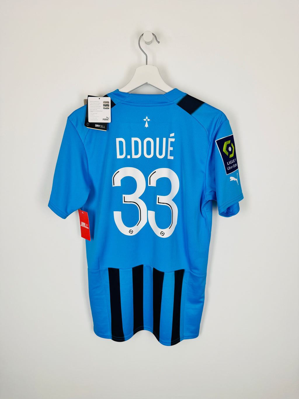 STADE RENNAIS 2022/2023 THIRD FOOTBALL JERSEY NEW - D.DOUÉ #33 (S)
